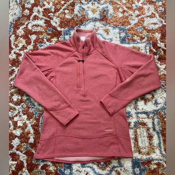 Patagonia- Women’s M- R1 Flash Pullover- Pink - Picture 1 of 8